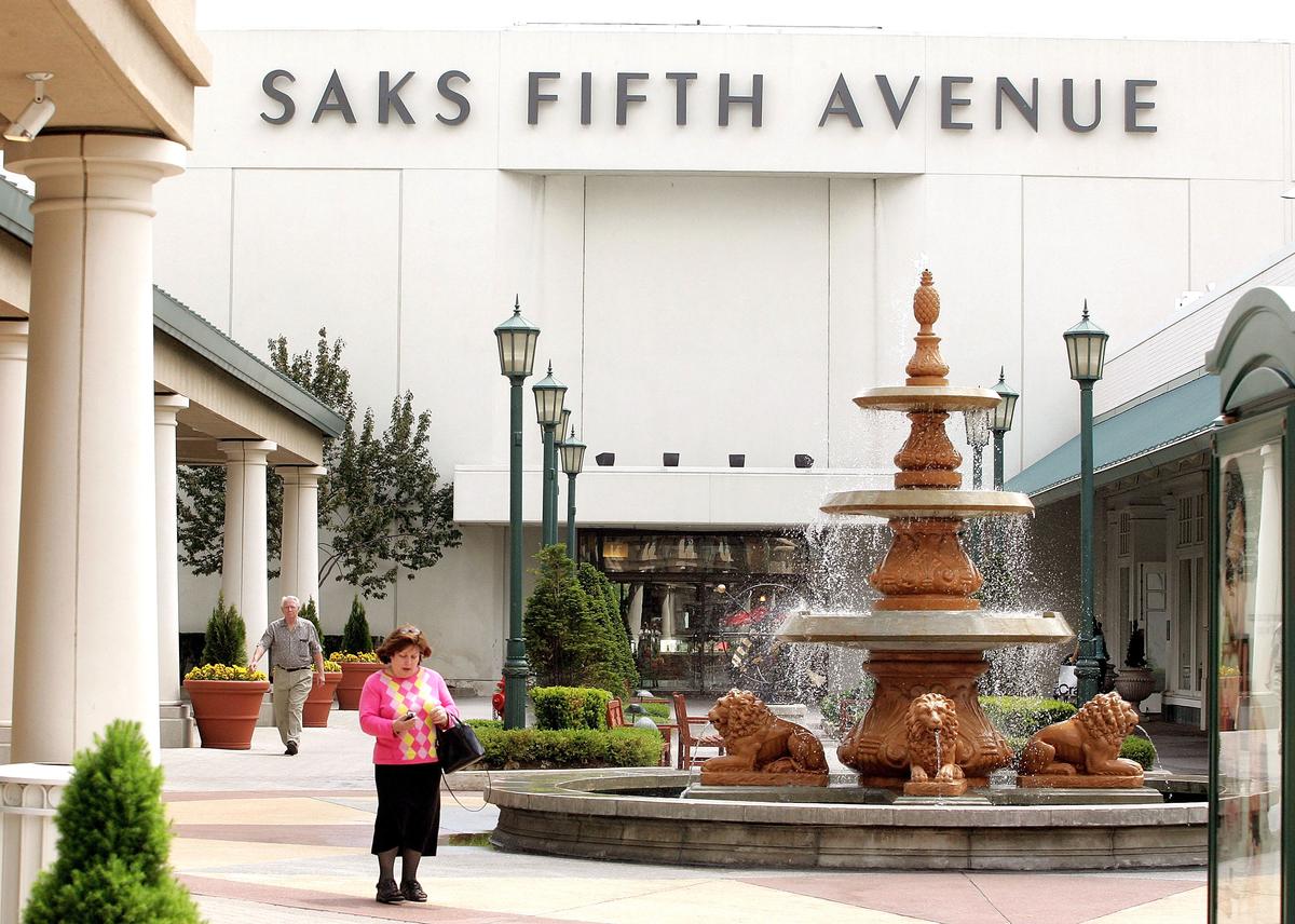 Signage for the Saks Fifth Avenue department store is seen at Old Orchard shopping center on May 27, 2005, in Skokie, Ill. (Tim Boyle/Getty Images)