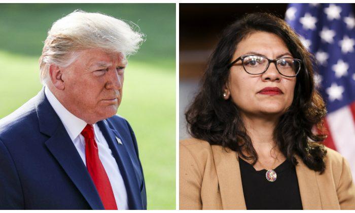 Trump Weighs in After Tlaib ‘Obnoxiously’ Passes on Approved Trip to See Grandmother