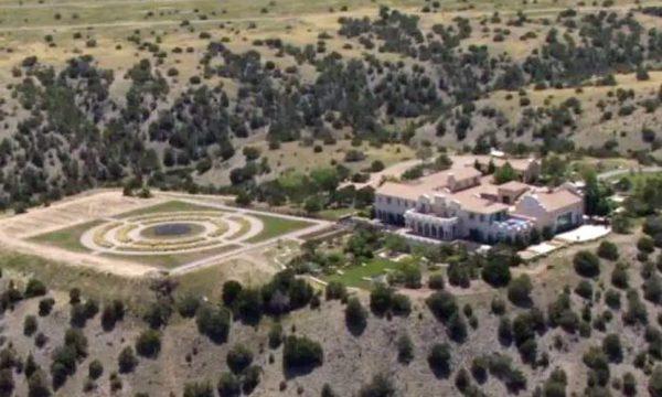 Jeffrey Epstein's Zorro Ranch in Stanley, New Mexico, is seen in a file photograph. (KRQE via AP)