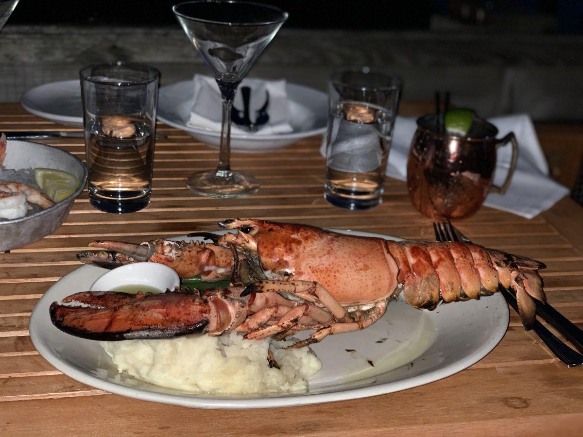 Tandoor Roasted Lobster at DeWolf Tavern. (Skye Sherman)
