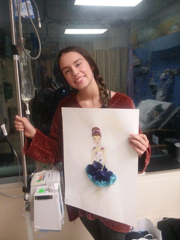 After a year's ordeal, Chiara Valle received the correct diagnosis of Ewing sarcoma, a rare type of pediatric bone cancer when she was  19 years old. (Chiara Valle)
