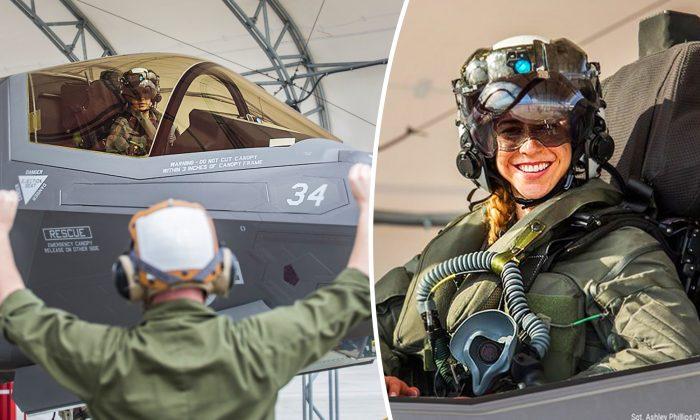 29-year-old Pilot Becomes the First Female Marine to Fly the Stealth F-35B and Is Ready for Combat
