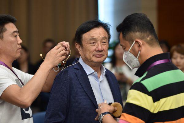 Ren Zhengfei, founder of Huawei. Ren is a member of the Chinese Communist Party and a former electronic warfare expert for China’s Peoples’ Liberation Army. (Hector Retamal/AFP/Getty Images)