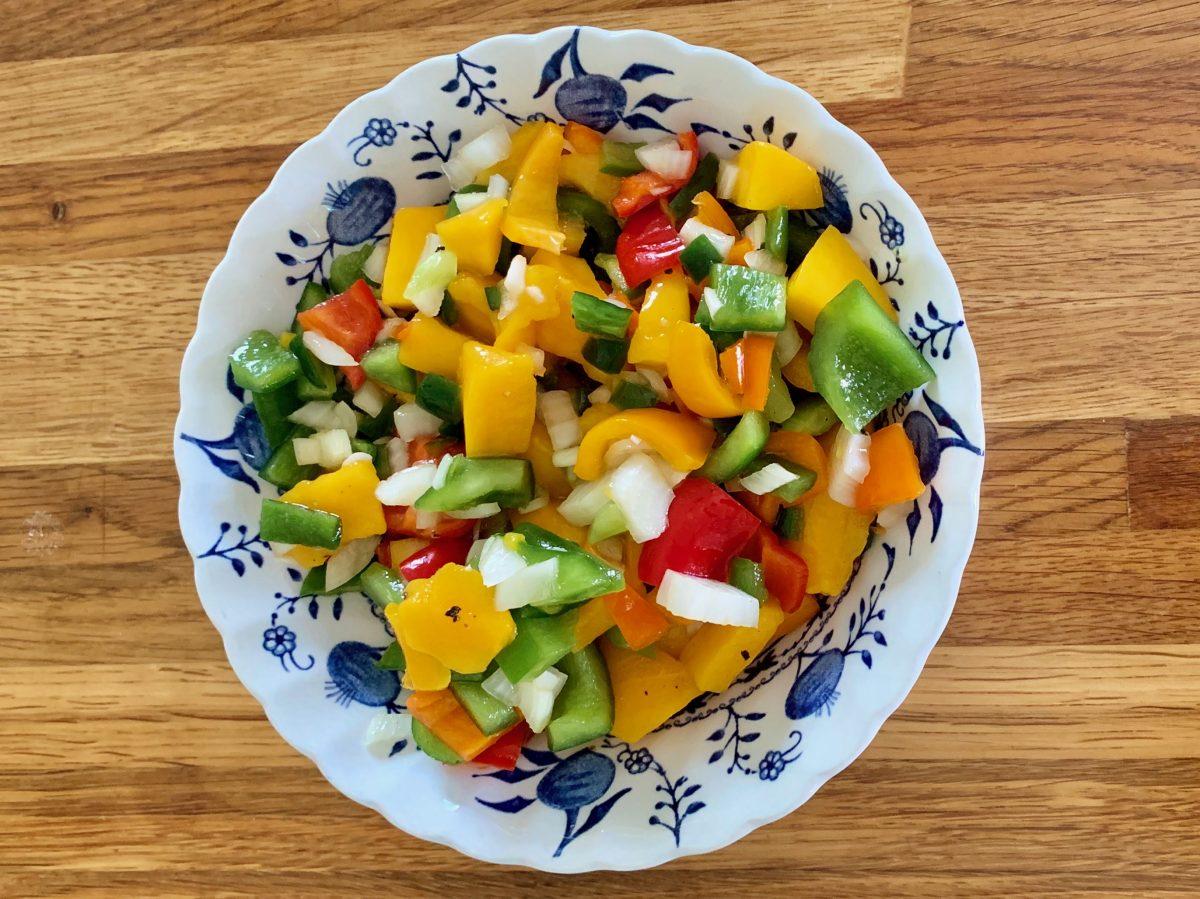 Mango jalapeño salsa, a new family favorite. (Rachael Dymski)