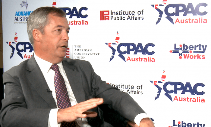 [CPAC Australia Special] Nigel Farage on Hong Kong: Trump is the First Global Leader To Call Out China