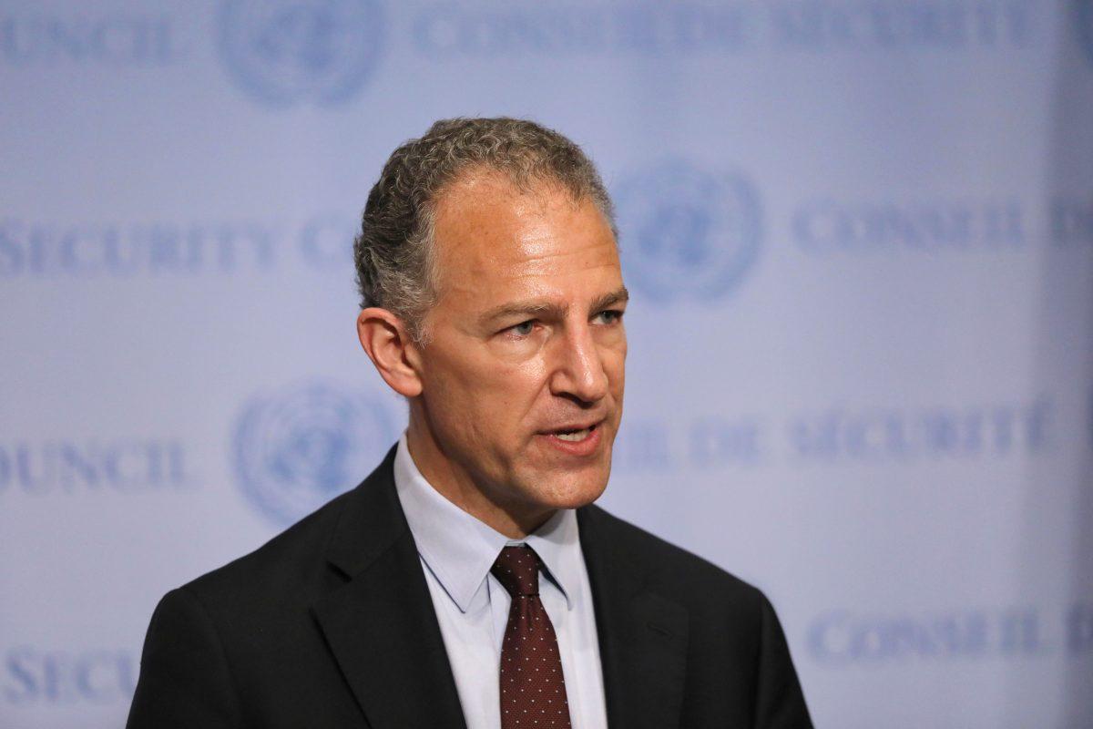 Jonathan Cohen, the acting permanent representative of the United States to the United Nations, speaks in a file photograph. (Spencer Platt/Getty Images)