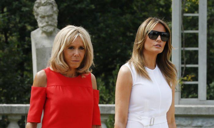 Melania Trump and G7 Spouses Visit French Village Famous for Red Peppers