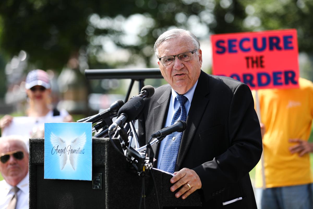 Arpaio Announces Bid for Sheriff 2 Years After Being Pardoned by Trump