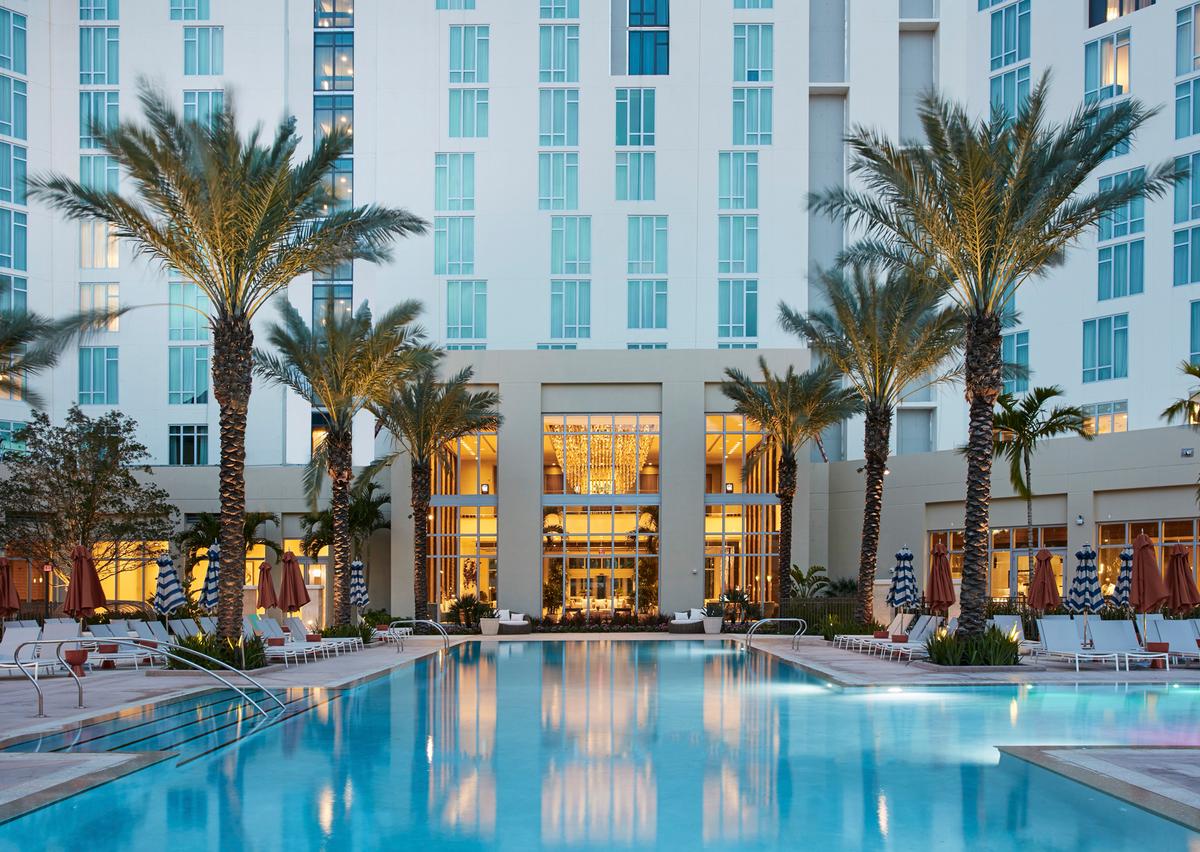 The Hilton West Palm Beach. (Courtesy of Discover the Palm Beaches)