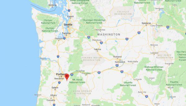 Estacada, Oregon. (Screenshot/Google Maps)