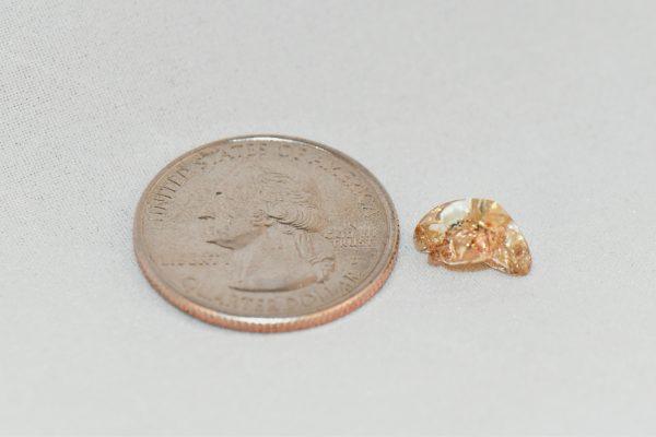 The yellow diamond found in an Arkansas state park on Aug. 16, 2019. (Arkansas State Parks)