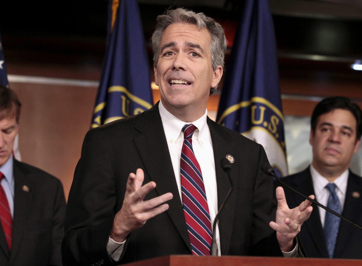 Former U.S. Rep. Joe Walsh (R-Ill.) during a news conference on Capitol Hill in Washington on Nov. 15, 2011. (Carolyn Kaster, File/AP Photo)