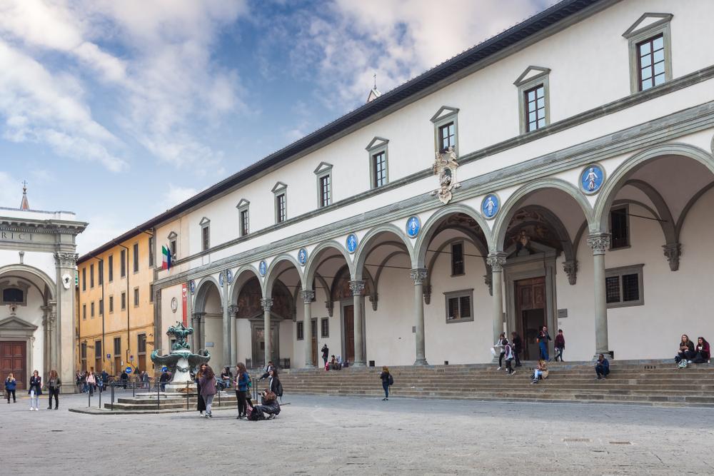 <br/>The Ospedale degli Innocenti was designed by Filippo Brunelleschi. (Anna Pakutina/Shutterstock)