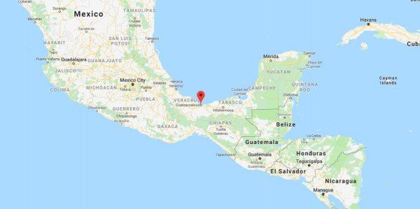 At least 23 people were killed and another 13 people were injured during an attack on a bar near Coatzacoalcos along the Gulf coast on Aug. 28. (Google Maps)