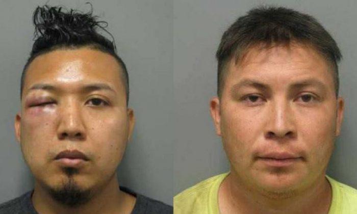 Mauricio Barrera-Navidad, 29 and Carlos Palacios-Amaya, 28, both illegal immigrants from El Salvador, raped an 11-year-old girl, the girl said. (Montgomery County Police Department)