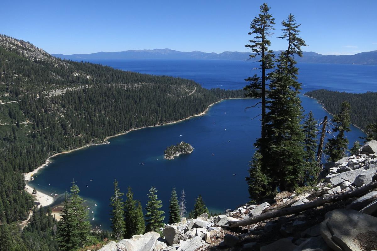 Lake Tahoe near South Lake Tahoe, California, on July 23, 2014. (Sean Gallup/Getty Images)