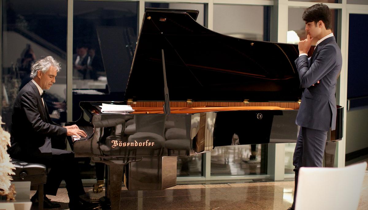 Andrea Bocelli and Son Matteo Treat Fans to a Powerful Duet at ‘Dancing With the Stars’