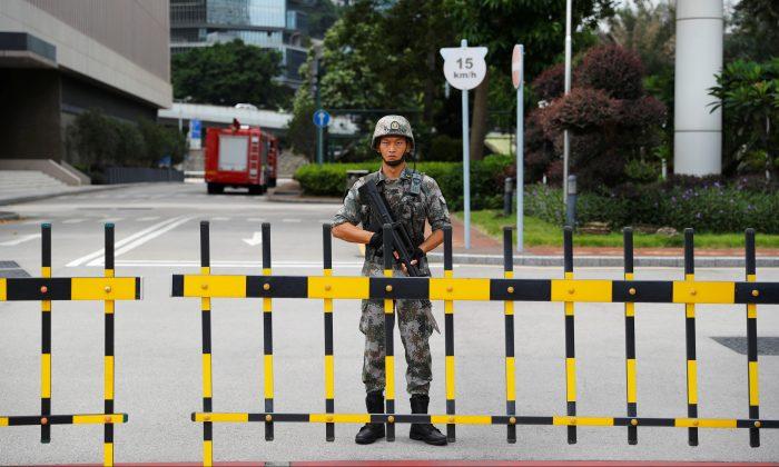 China Rotates Troops at Hong Kong and Macau Borders