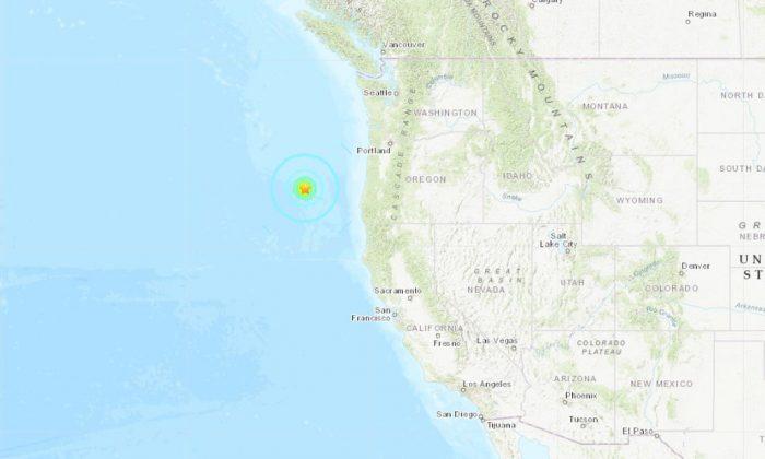 USGS: 6.3 Magnitude Earthquake Strikes Off the Coast of Oregon, No Tsunami Expected
