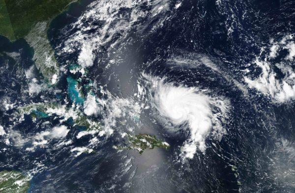 A photo of Hurricane Dorian approaching the coast of Florida on Aug. 29, 2019. (NASA/Handout via Reuters)