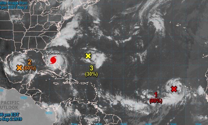 Forecasters Monitoring Four Tropical Disturbances in Gulf of Mexico and Atlantic