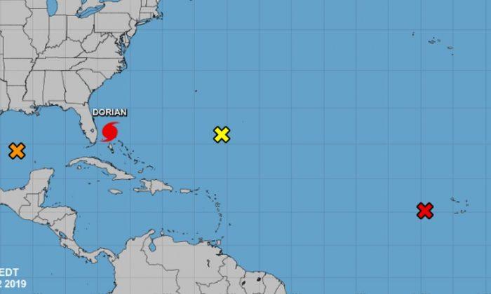 Hurricane Dorian Stalls Over Bahamas, Moving West Extremely Slowly: NHC