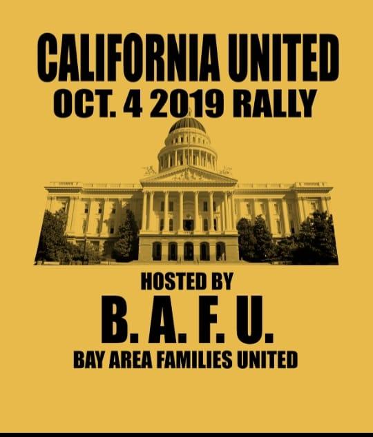 Flier for the protest against Child Protective Services to be held at the California state Capitol in Sacramento. (Courtesy Bay Area Families United)