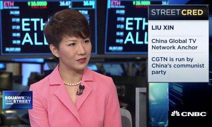 Host of China’s Overseas Propaganda Network Interviewed on CNBC