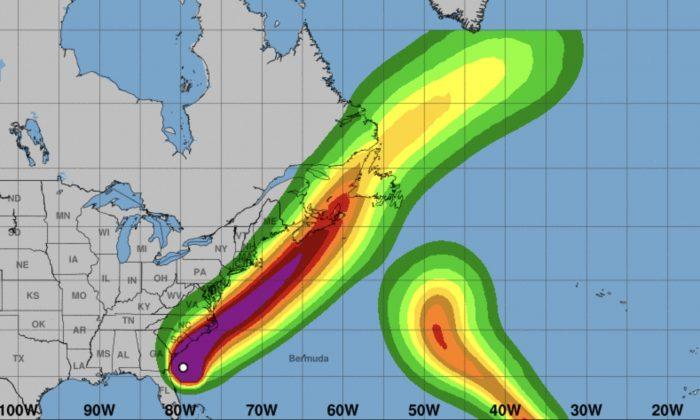 Dorian Strengthens to Category 3, Could Make Landfall in North Carolina