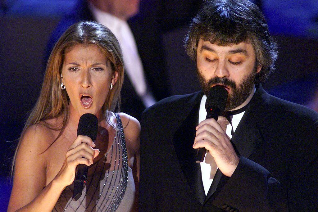 ©Getty Images | <a href="https://www.gettyimages.com/detail/news-photo/singers-celine-dion-and-andrea-boccelli-perform-at-the-41st-news-photo/51621661">HECTOR MATA</a>