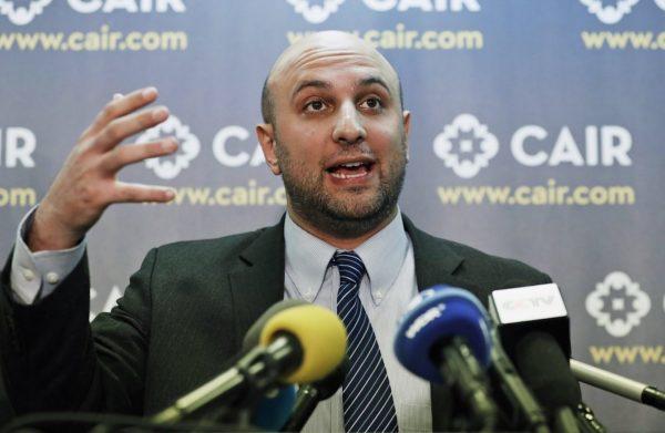 Attorney Gadeir Abbas speaks during a news conference at the Council on American-Islamic Relations (CAIR) in Washington on Jan. 30, 2017. (Alex Brandon, File, AP Photo)