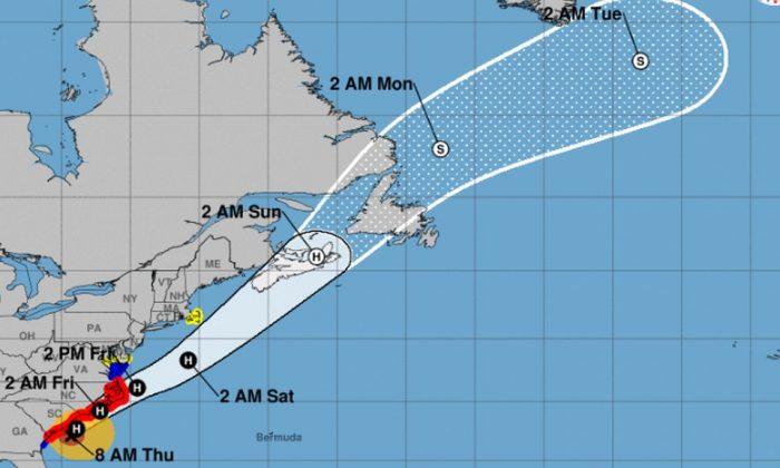 Hurricane Dorian Spawns Tornadoes in Carolinas, Moving Along Coast