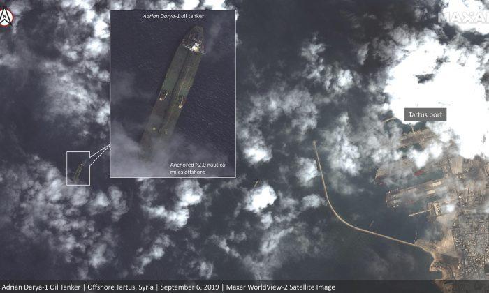 Satellite Images Show Iran Oil Tanker Sought by US Off Syria