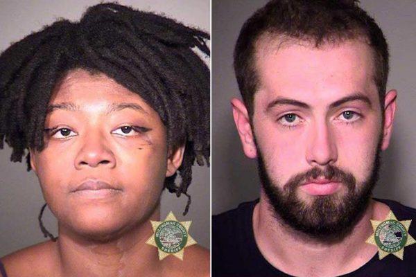 Adebisi Okuneye and Leopold Hauserin, who had assault charges against them dropped on Sept 5, 2019. (Multnomah County Jail)