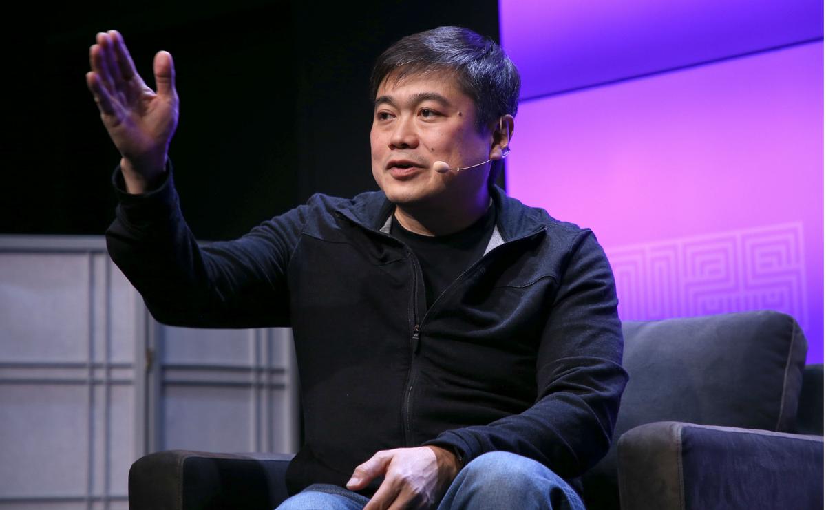 Joi Ito speaks onstage at WIRED25 Festival in San Francisco, California on Oct. 13, 2018. (Phillip Faraone/Getty Images for WIRED25)