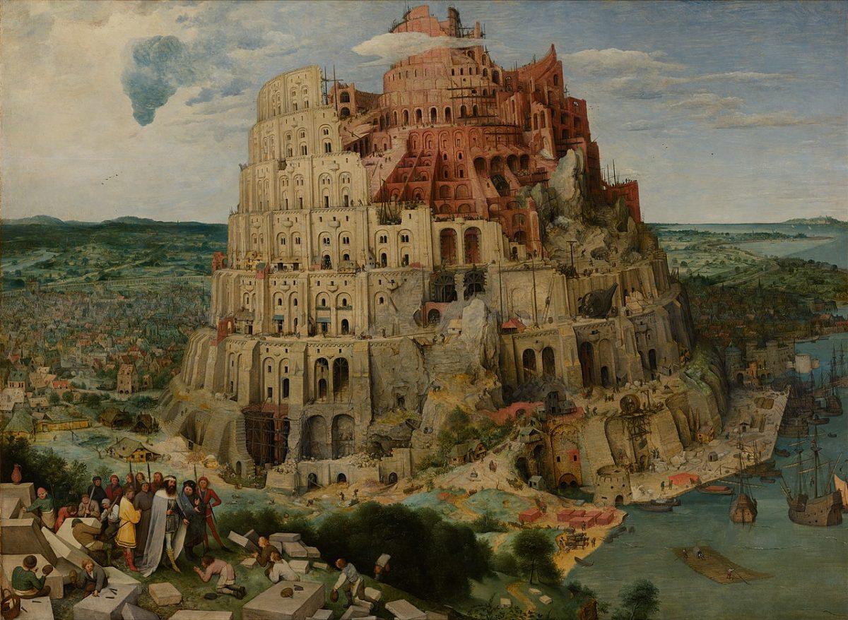 “The Tower of Babel,” 1563, by Pieter Bruegel the Elder. Museum of Art History, Vienna. (Public Domain)
