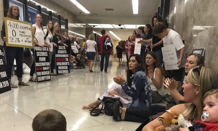 Parents Continue Daily Protests Against California Vaccine Laws