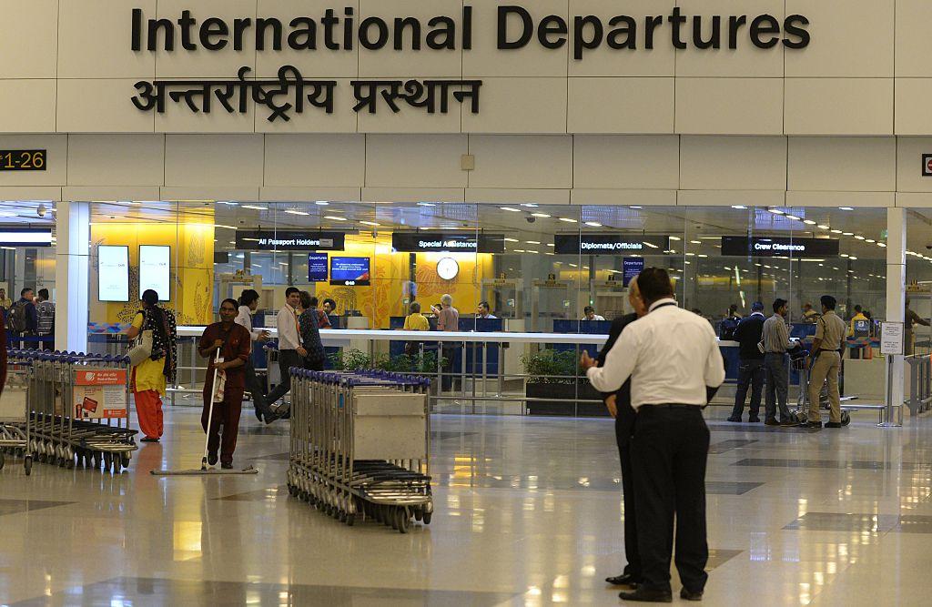 A general view of the departure hall at Terminal 3 of Indira Gandhi International airport in New Delhi on November 5, 2014. (PRAKASH SINGH/AFP/Getty Images)