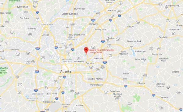 Laquna Ross spotted red bite marks and swelling when she visited her father, Joel Marrable, who served in the U.S. Air Force, at the Eagle’s Nest Community Living Center at the Atlanta VA Medical Center, seen in a Google Maps image (Google Maps)