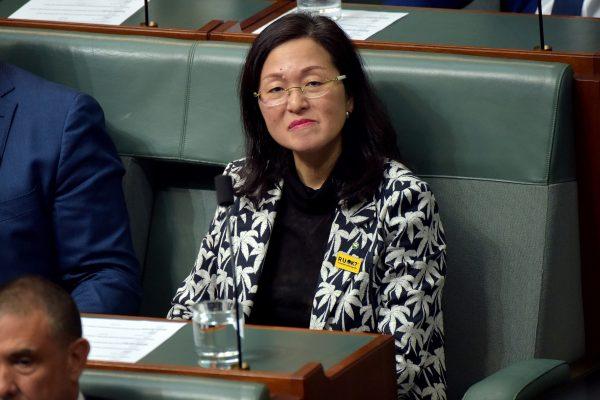 Australian Liberal backbencher Gladys Liu attends a Question Time session at Parliament House in Canberra on Sept. 12, 2019. (Mark Graham/AFP/Getty Images)