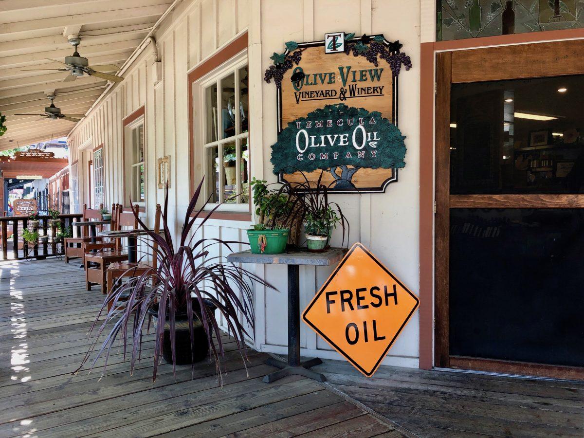 Temecula Olive Oil Company shop in Old Town Temecula. (Tracy Kaler)