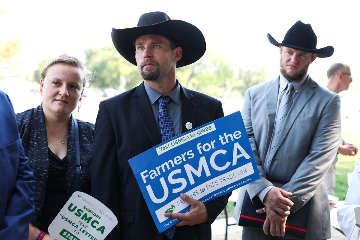 A Bipartisan House Group Rallies With Farmers for USMCA
