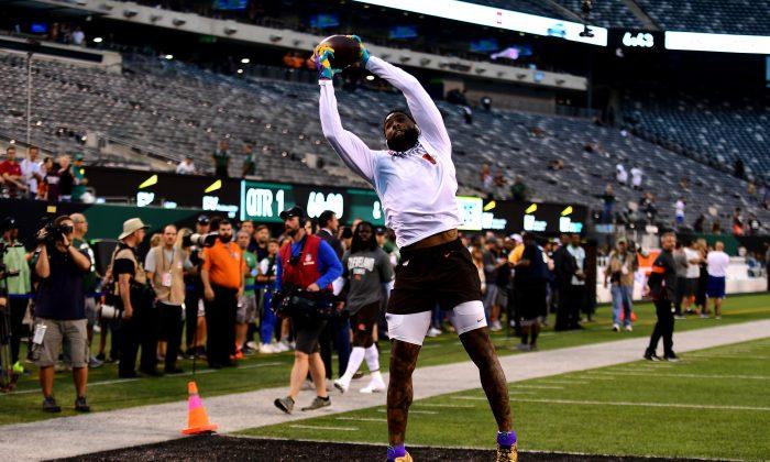 Odell Beckham Jr. Reportedly Wears $2 Million Watch During Warm-Ups