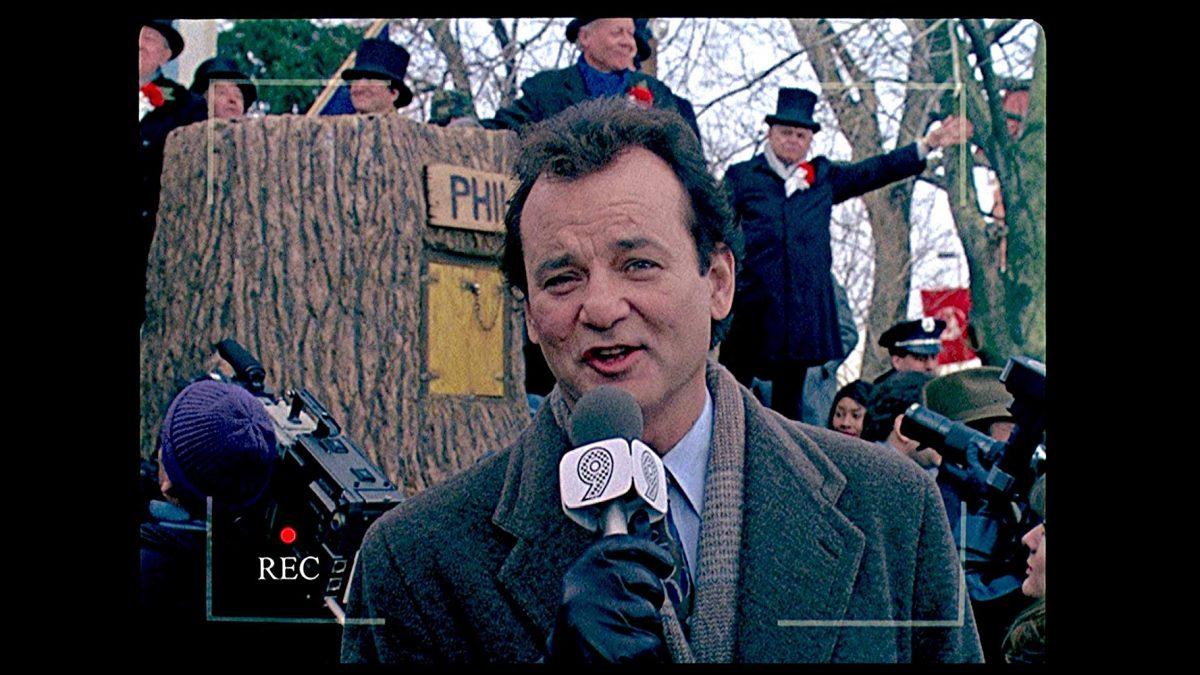 Phil Connors (Bill Murray), the surly weatherman, in "Groundhog Day." (Sony Pictures Home Entertainment)