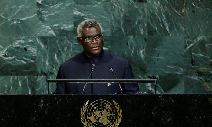 Solomons ‘Unfairly Targeted’ Since Recognizing China Over Taiwan: Sogavare in UN Speech