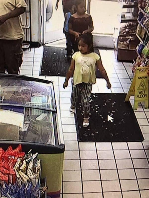 Dulce Alavez, 5, in a surveillance image from the day she went missing. (Bridgeton Police Department)