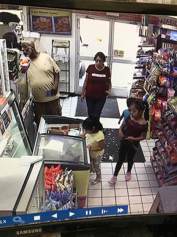 Dulce Alavez, 5, wearing a yellow shirt in a surveillance image from the day she went missing. (Bridgeton Police Department)