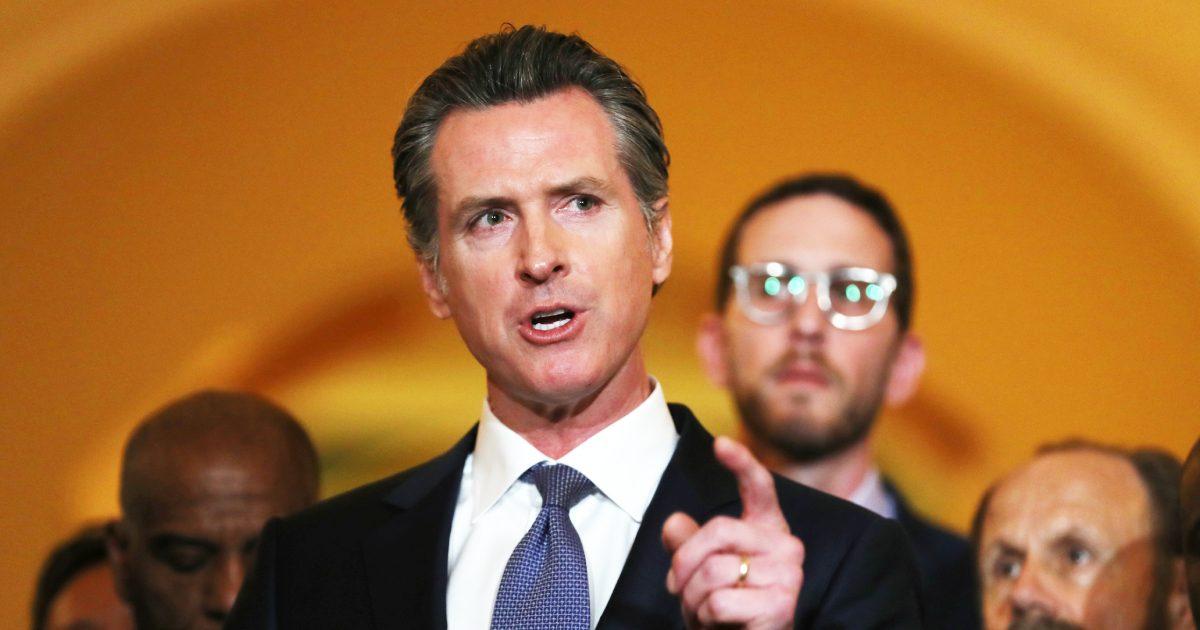 California Gov. Gavin Newsom speaks during a news conference at the California State Capitol in Sacramento, Calif., on March 13, 2019. (Justin Sullivan/Getty Images)