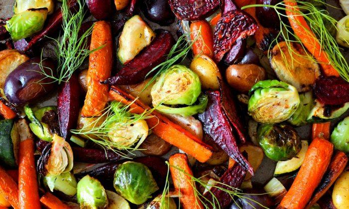 Roasted Root Vegetable Salad With Fresh Herb Dressing