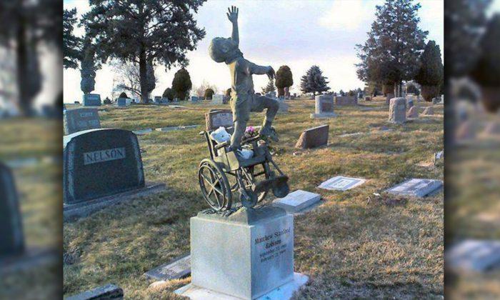 Dad Turns Disabled Son’s Tombstone Into a Touching Masterpiece